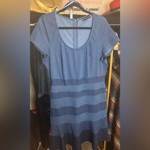 Denim Ombré Dress
